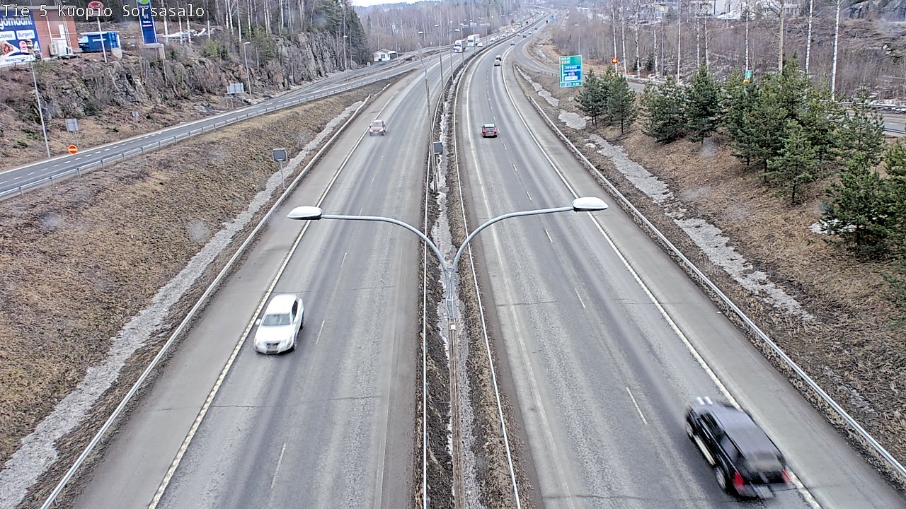 Kelikamerat Kuva Tie 5 Kuopio, Sorsasalo, Kuopio, Pohjois-Savo