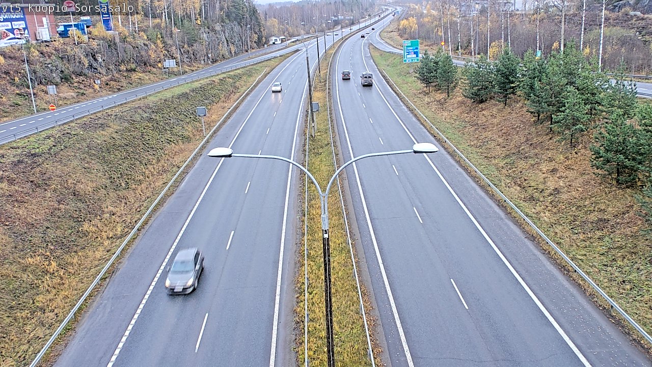 Kelikamerat Kuva Tie 5 Kuopio, Sorsasalo, Kuopio, Pohjois-Savo