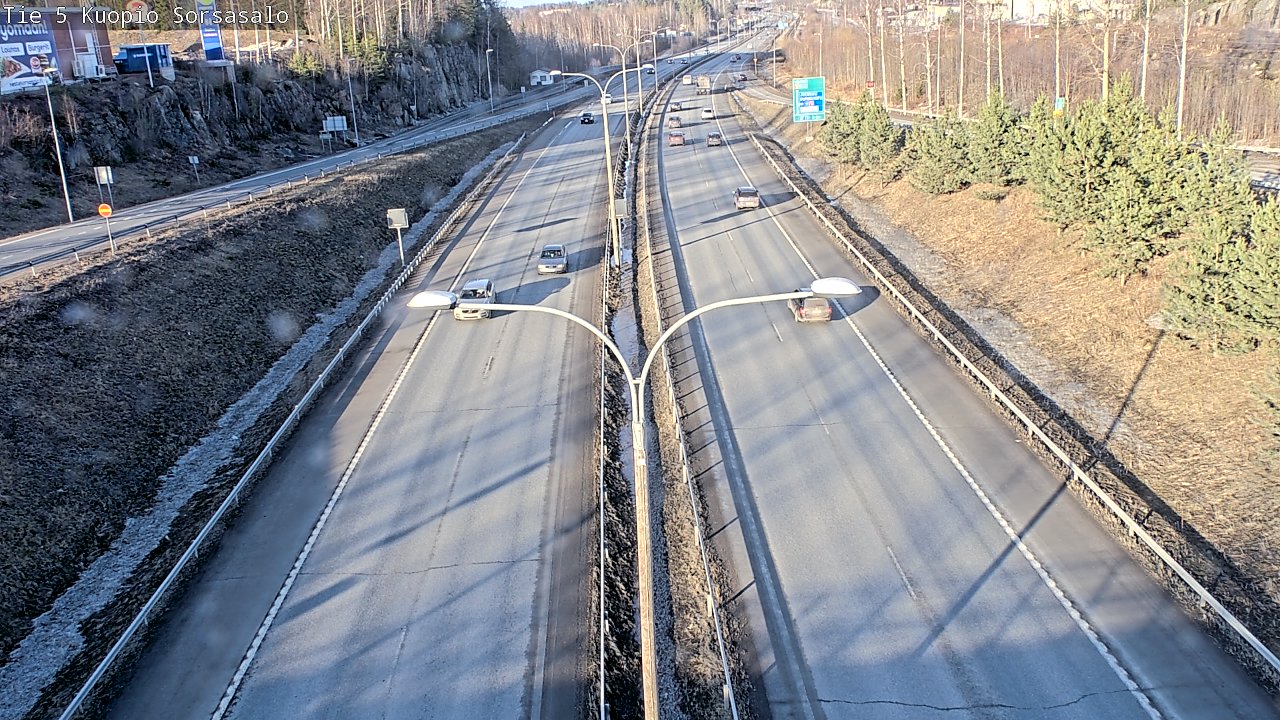 Kelikamerat Kuva Tie 5 Kuopio, Sorsasalo, Kuopio, Pohjois-Savo