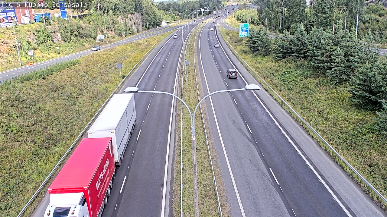 Kelikamerat Kuva Tie 5 Kuopio, Sorsasalo, Kuopio, Pohjois-Savo
