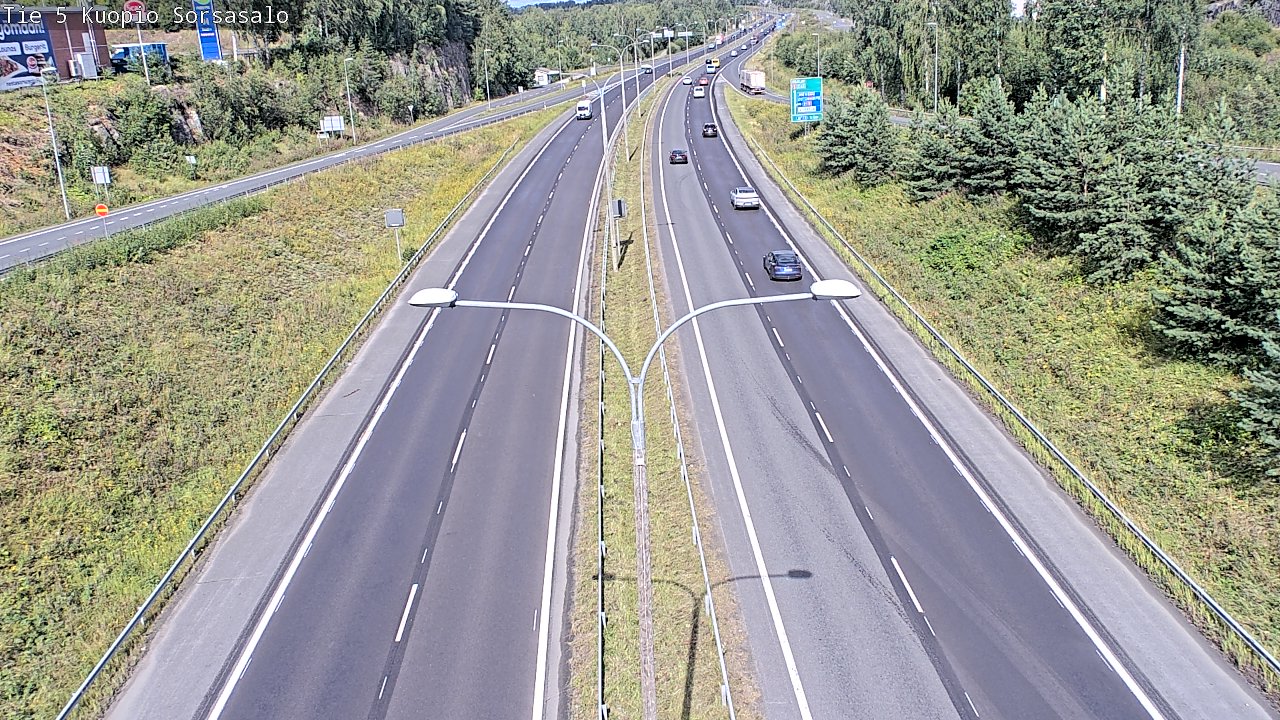 Kelikamerat Kuva Tie 5 Kuopio, Sorsasalo, Kuopio, Pohjois-Savo