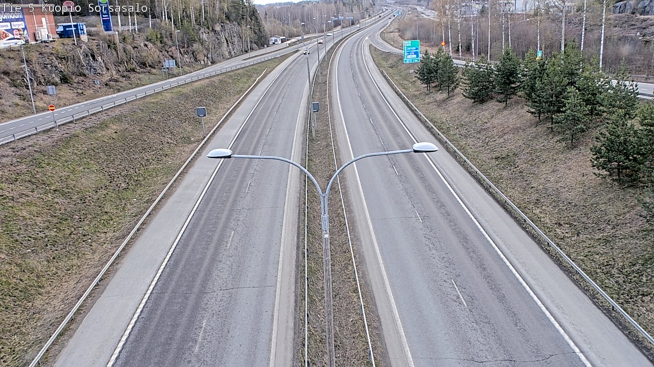Kelikamerat Kuva Tie 5 Kuopio, Sorsasalo, Kuopio, Pohjois-Savo