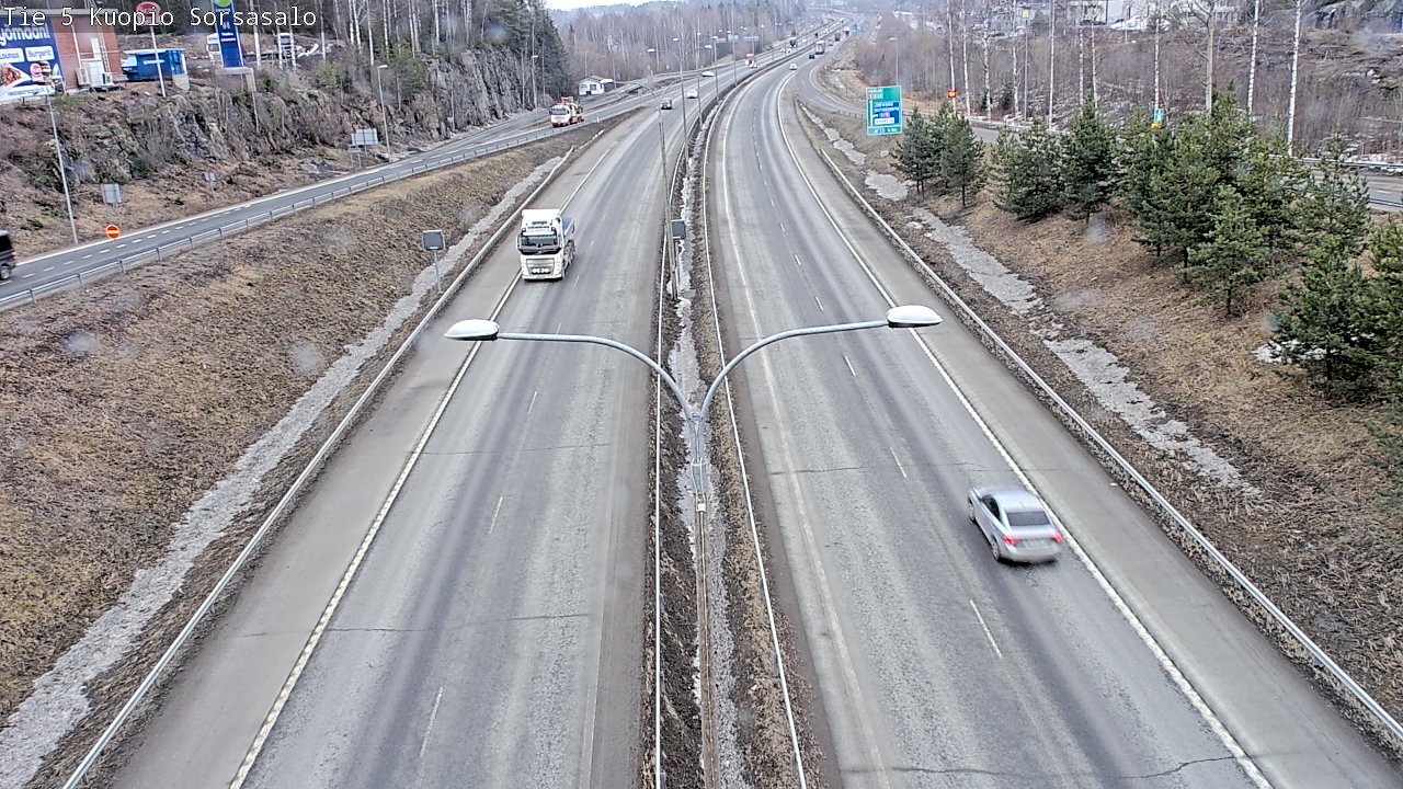 Kelikamerat Kuva Tie 5 Kuopio, Sorsasalo, Kuopio, Pohjois-Savo