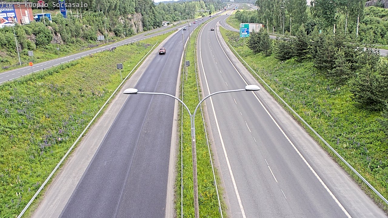 Kelikamerat Kuva Tie 5 Kuopio, Sorsasalo, Kuopio, Pohjois-Savo
