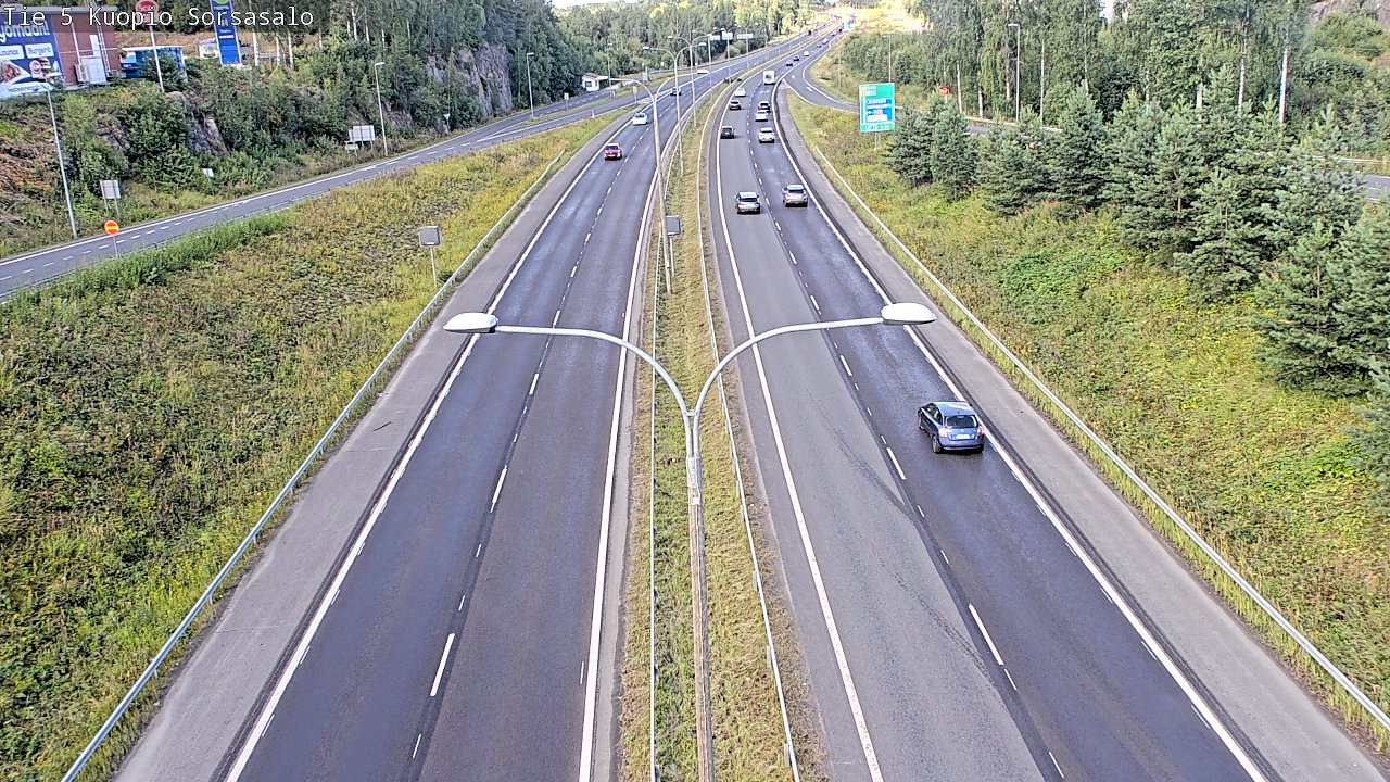 Kelikamerat Kuva Tie 5 Kuopio, Sorsasalo, Kuopio, Pohjois-Savo