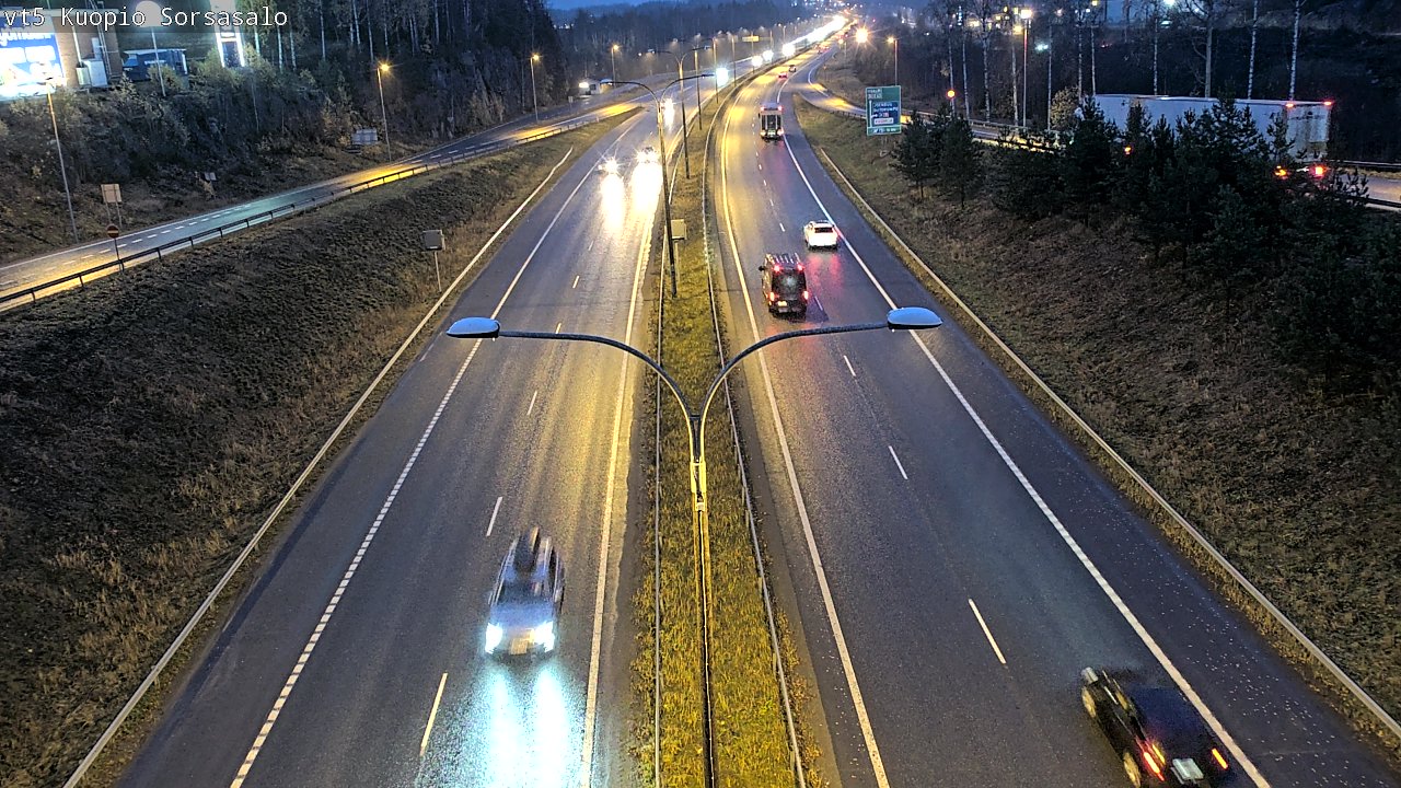 Kelikamerat Kuva Tie 5 Kuopio, Sorsasalo, Kuopio, Pohjois-Savo