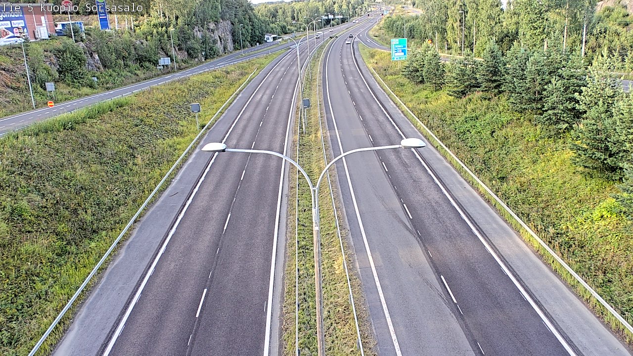 Kelikamerat Kuva Tie 5 Kuopio, Sorsasalo, Kuopio, Pohjois-Savo