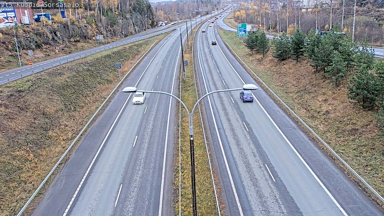 Kelikamerat Kuva Tie 5 Kuopio, Sorsasalo, Kuopio, Pohjois-Savo