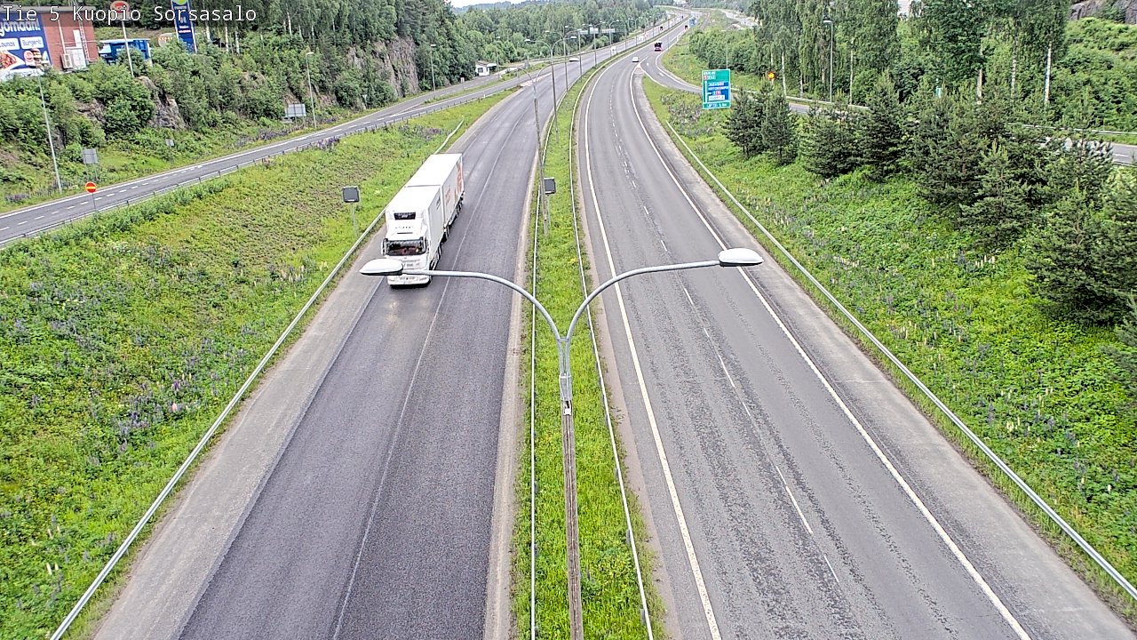 Kelikamerat Kuva Tie 5 Kuopio, Sorsasalo, Kuopio, Pohjois-Savo