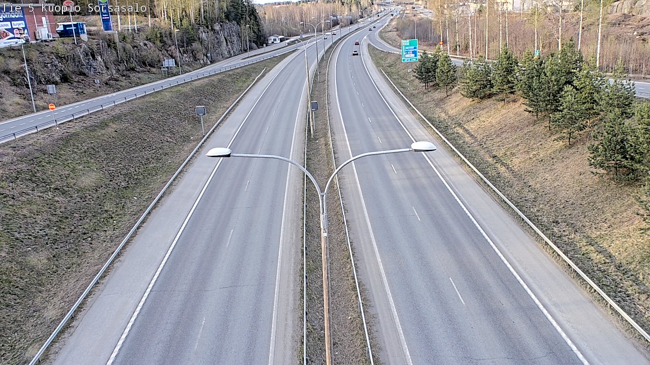 Kelikamerat Kuva Tie 5 Kuopio, Sorsasalo, Kuopio, Pohjois-Savo
