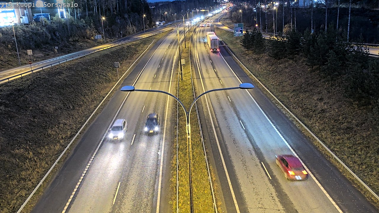 Kelikamerat Kuva Tie 5 Kuopio, Sorsasalo, Kuopio, Pohjois-Savo