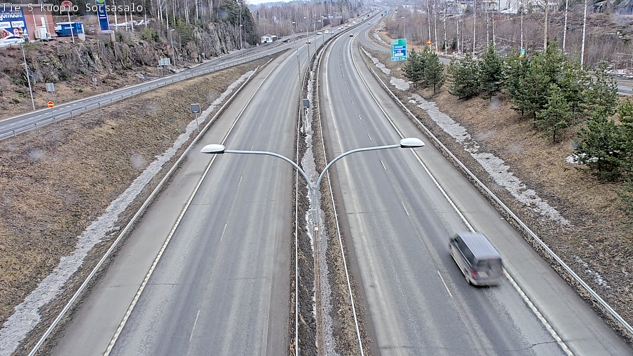 Kelikamerat Kuva Tie 5 Kuopio, Sorsasalo, Kuopio, Pohjois-Savo