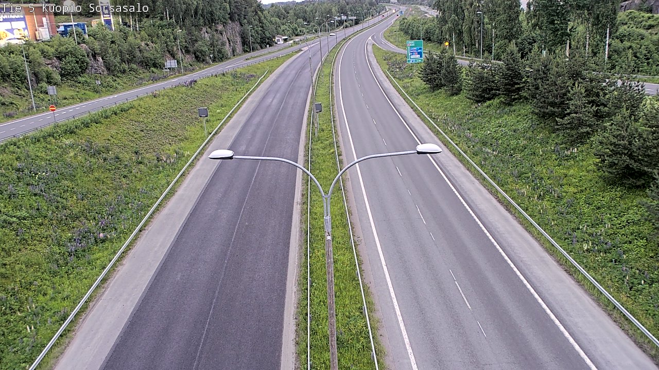Kelikamerat Kuva Tie 5 Kuopio, Sorsasalo, Kuopio, Pohjois-Savo