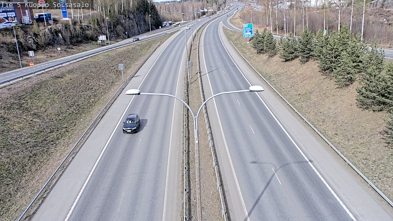 Kelikamerat Kuva Tie 5 Kuopio, Sorsasalo, Kuopio, Pohjois-Savo