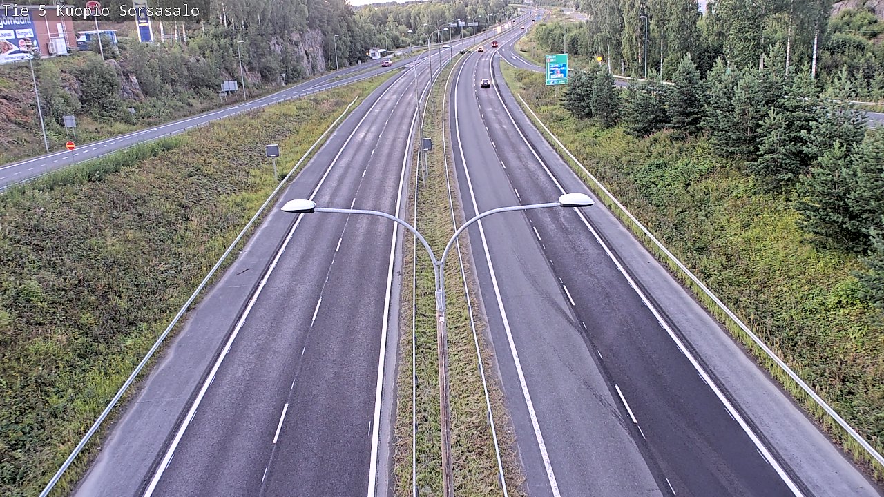 Kelikamerat Kuva Tie 5 Kuopio, Sorsasalo, Kuopio, Pohjois-Savo