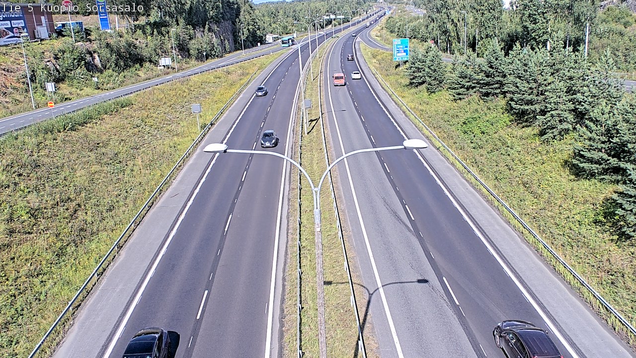 Kelikamerat Kuva Tie 5 Kuopio, Sorsasalo, Kuopio, Pohjois-Savo