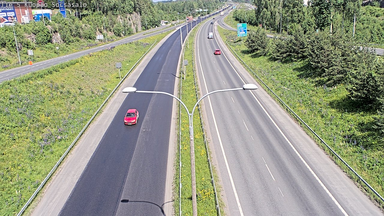 Kelikamerat Kuva Tie 5 Kuopio, Sorsasalo, Kuopio, Pohjois-Savo
