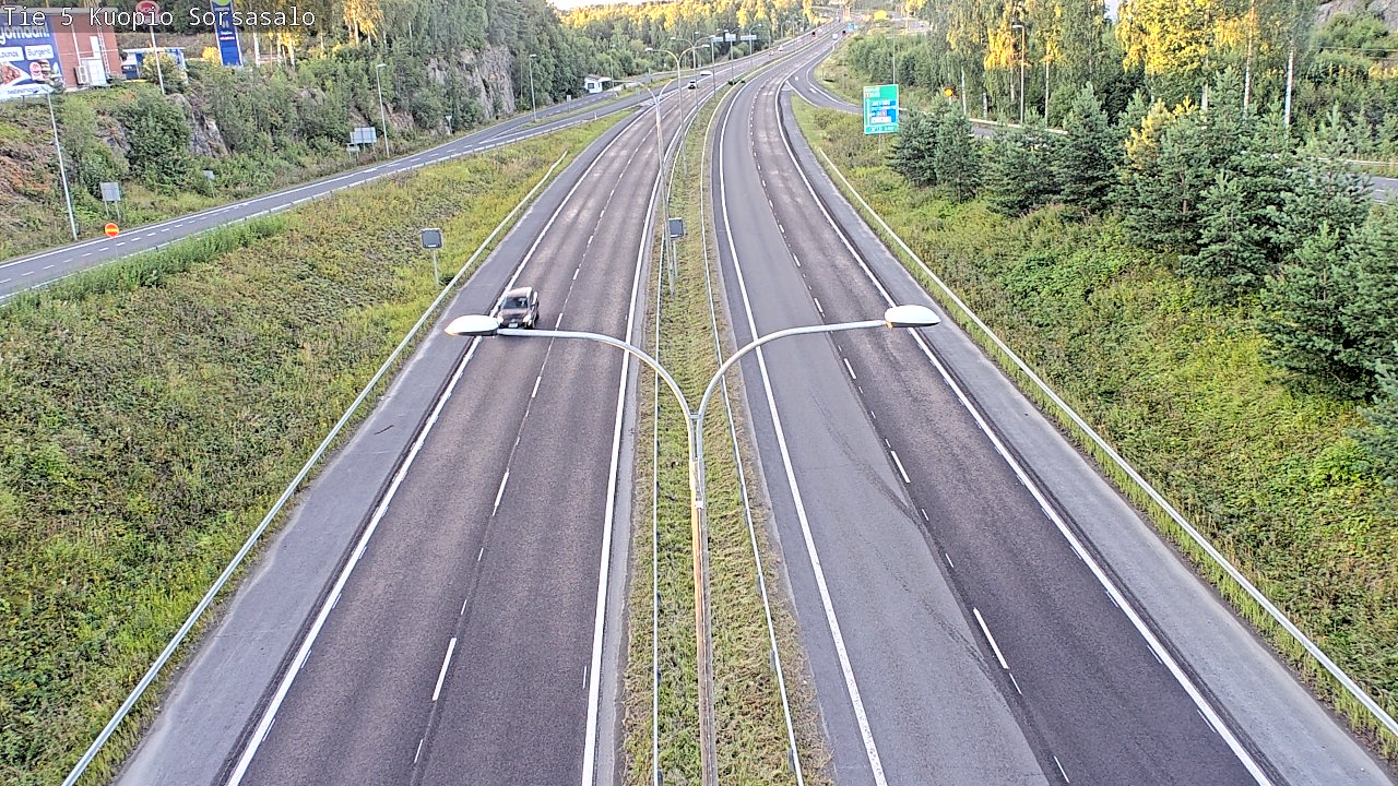 Kelikamerat Kuva Tie 5 Kuopio, Sorsasalo, Kuopio, Pohjois-Savo