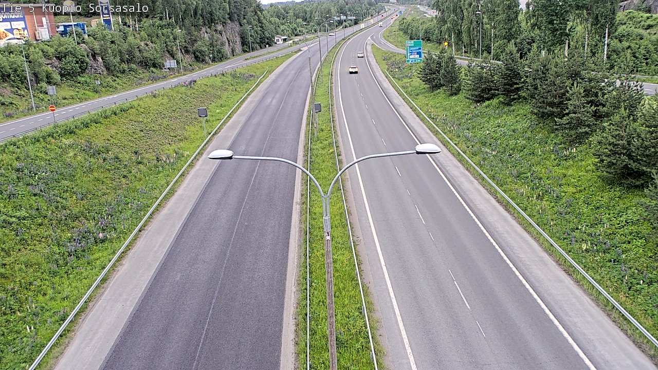 Kelikamerat Kuva Tie 5 Kuopio, Sorsasalo, Kuopio, Pohjois-Savo