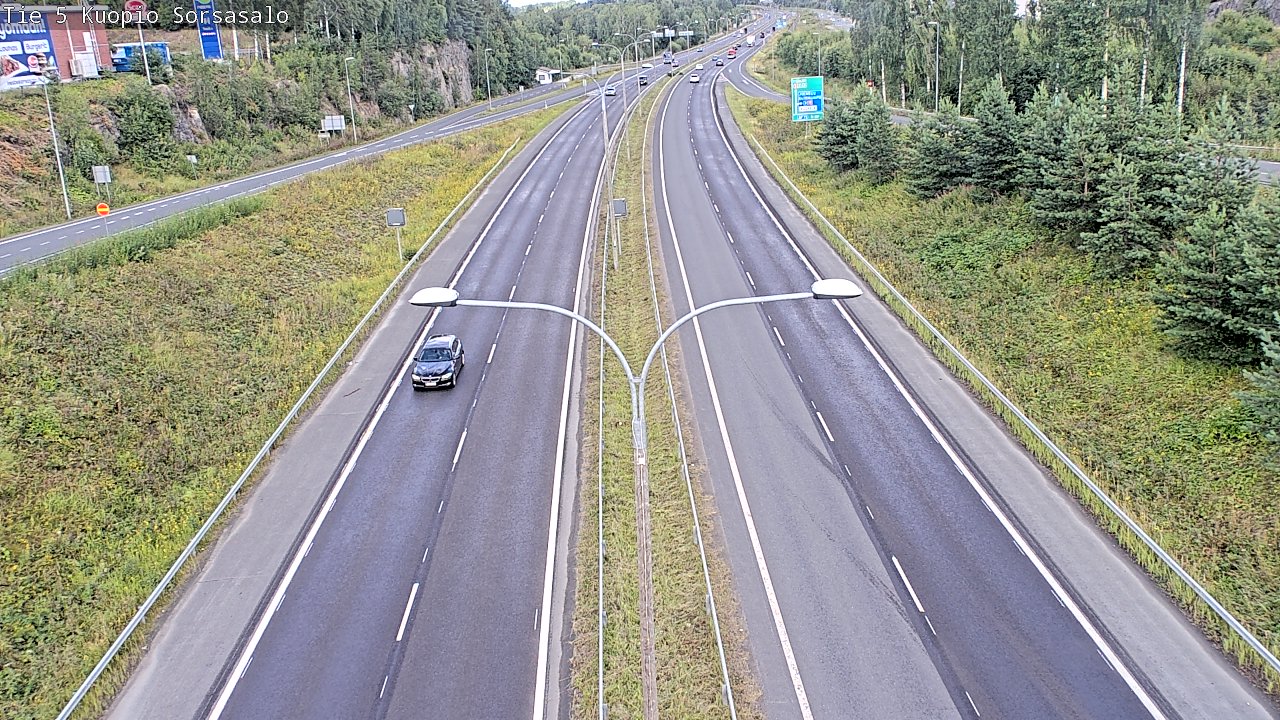 Kelikamerat Kuva Tie 5 Kuopio, Sorsasalo, Kuopio, Pohjois-Savo