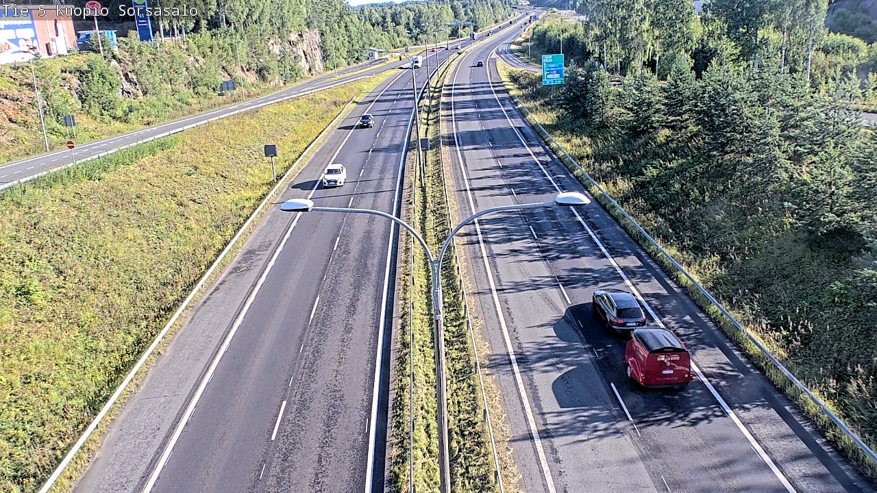 Kelikamerat Kuva Tie 5 Kuopio, Sorsasalo, Kuopio, Pohjois-Savo