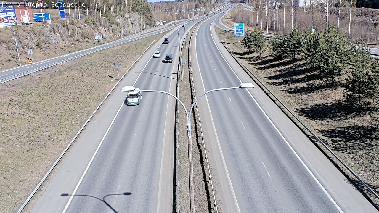Kelikamerat Kuva Tie 5 Kuopio, Sorsasalo, Kuopio, Pohjois-Savo