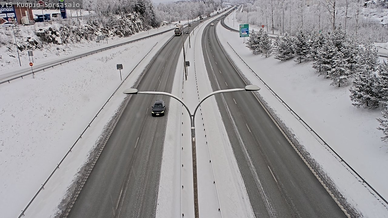 Weather Camera Image Road 5 Kuopio, Sorsasalo, Kuopio, Pohjois-Savo