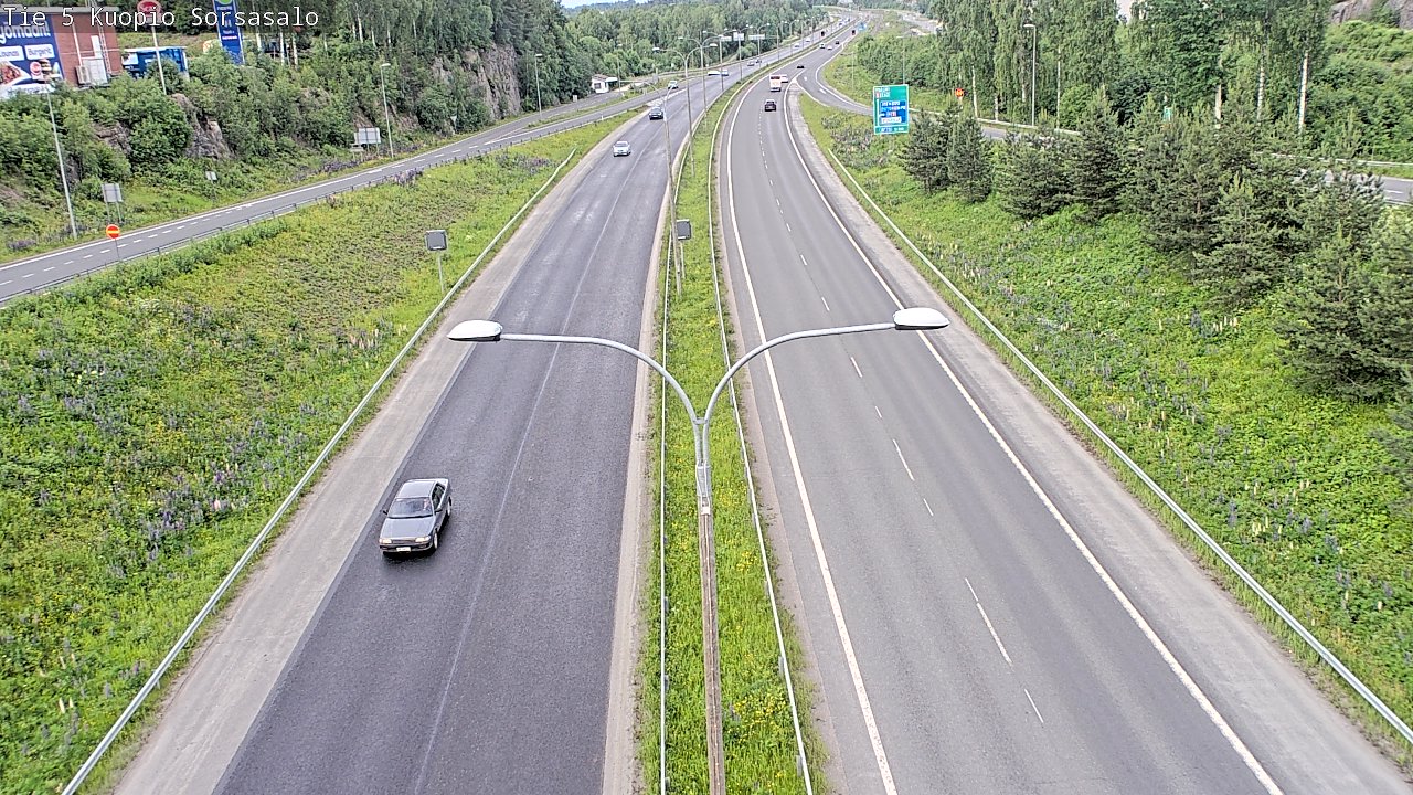 Kelikamerat Kuva Tie 5 Kuopio, Sorsasalo, Kuopio, Pohjois-Savo