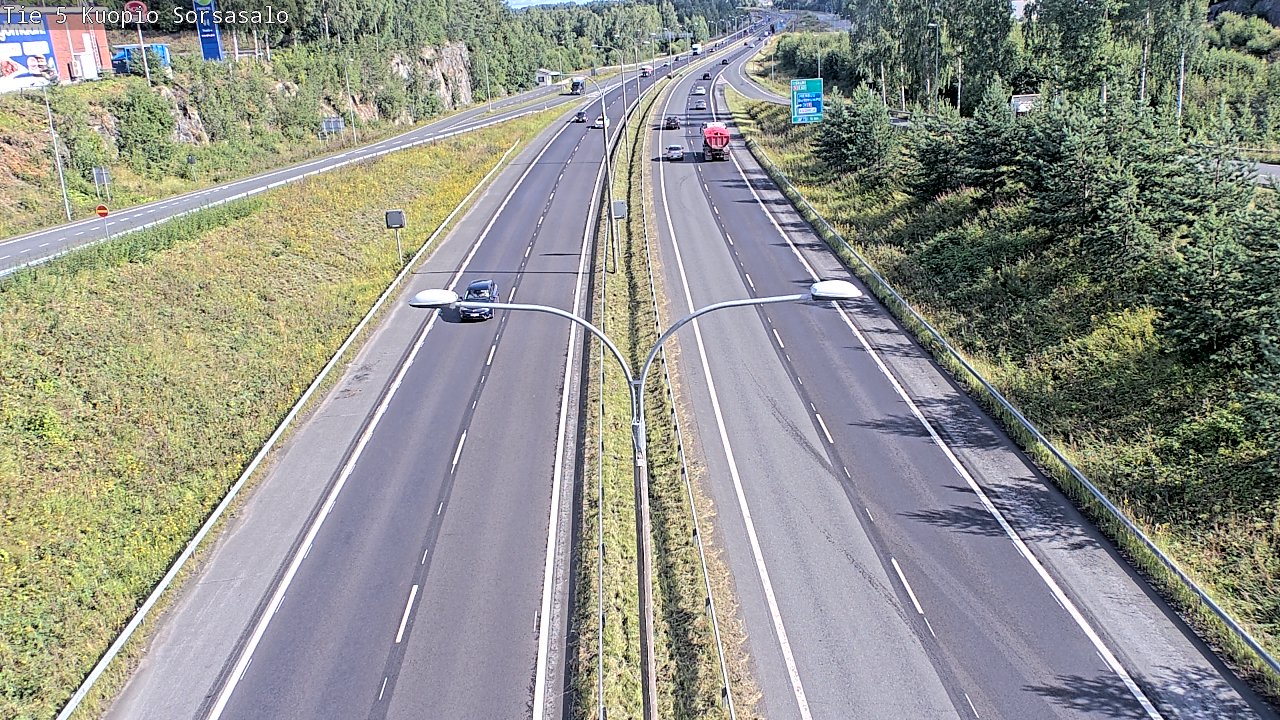 Kelikamerat Kuva Tie 5 Kuopio, Sorsasalo, Kuopio, Pohjois-Savo