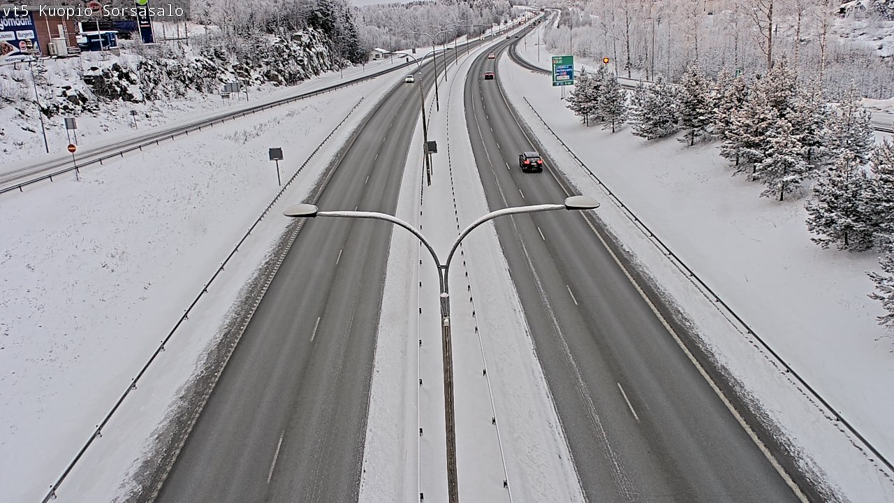 Weather Camera Image Road 5 Kuopio, Sorsasalo, Kuopio, Pohjois-Savo