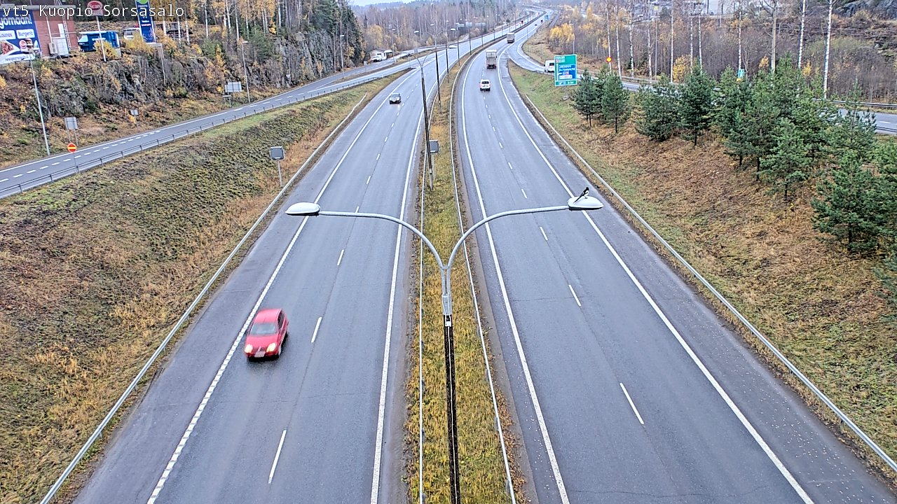 Kelikamerat Kuva Tie 5 Kuopio, Sorsasalo, Kuopio, Pohjois-Savo
