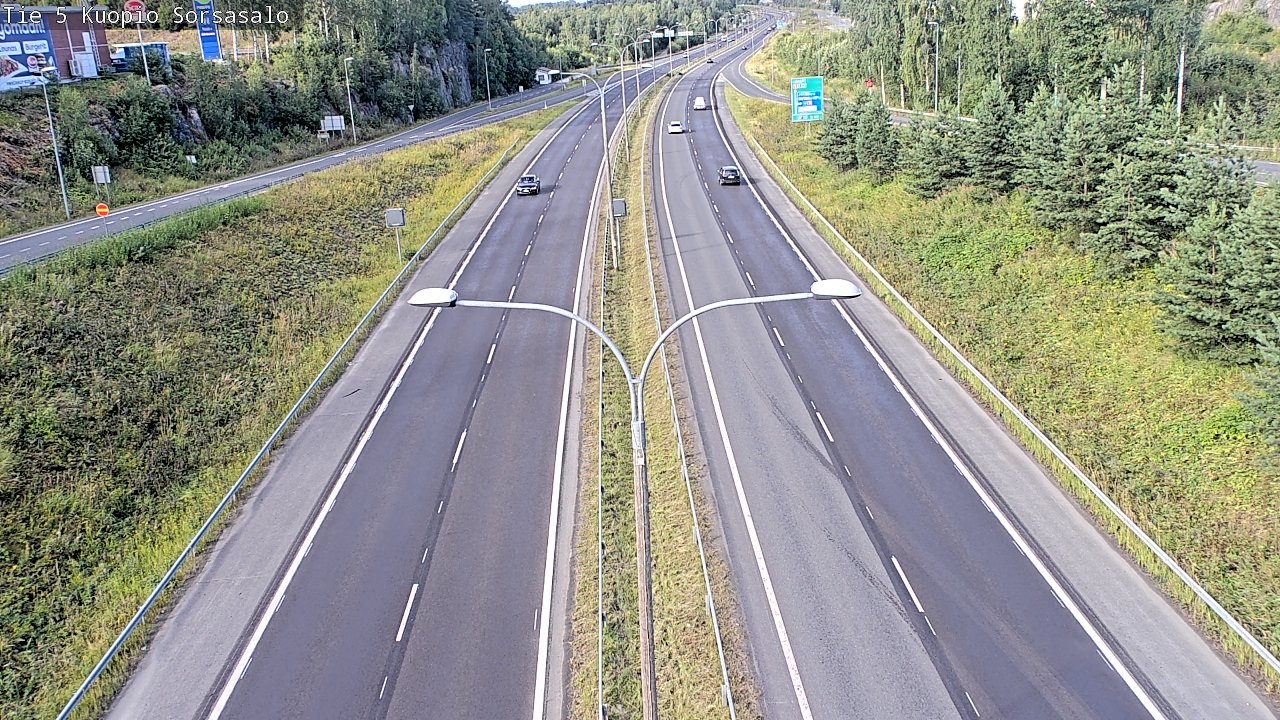 Kelikamerat Kuva Tie 5 Kuopio, Sorsasalo, Kuopio, Pohjois-Savo