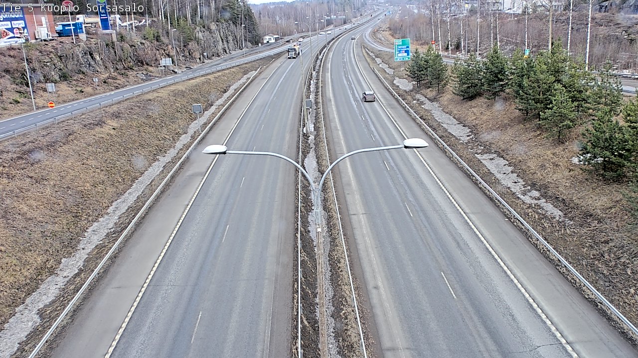 Kelikamerat Kuva Tie 5 Kuopio, Sorsasalo, Kuopio, Pohjois-Savo