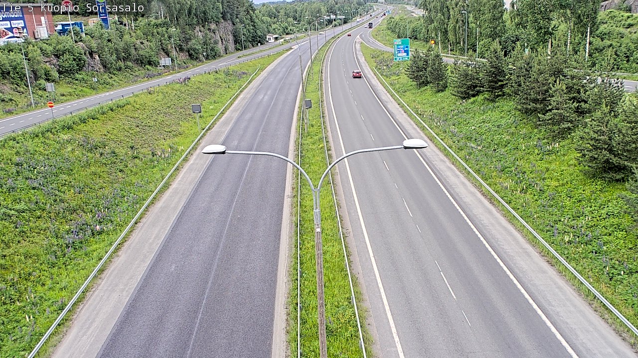 Kelikamerat Kuva Tie 5 Kuopio, Sorsasalo, Kuopio, Pohjois-Savo
