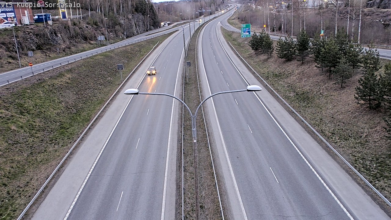 Kelikamerat Kuva Tie 5 Kuopio, Sorsasalo, Kuopio, Pohjois-Savo