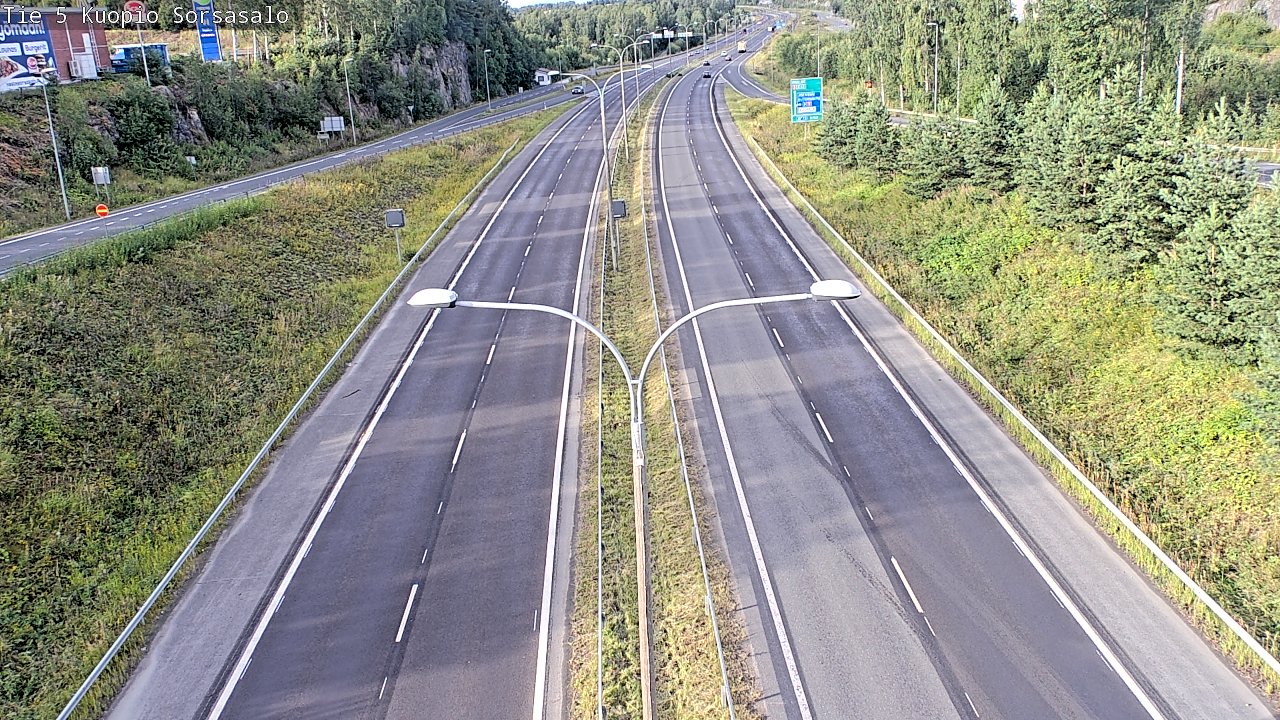 Kelikamerat Kuva Tie 5 Kuopio, Sorsasalo, Kuopio, Pohjois-Savo