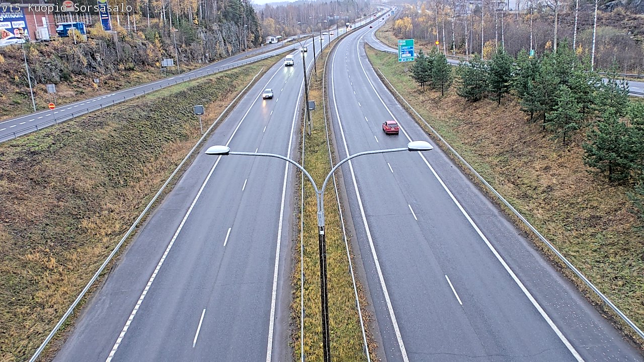 Kelikamerat Kuva Tie 5 Kuopio, Sorsasalo, Kuopio, Pohjois-Savo