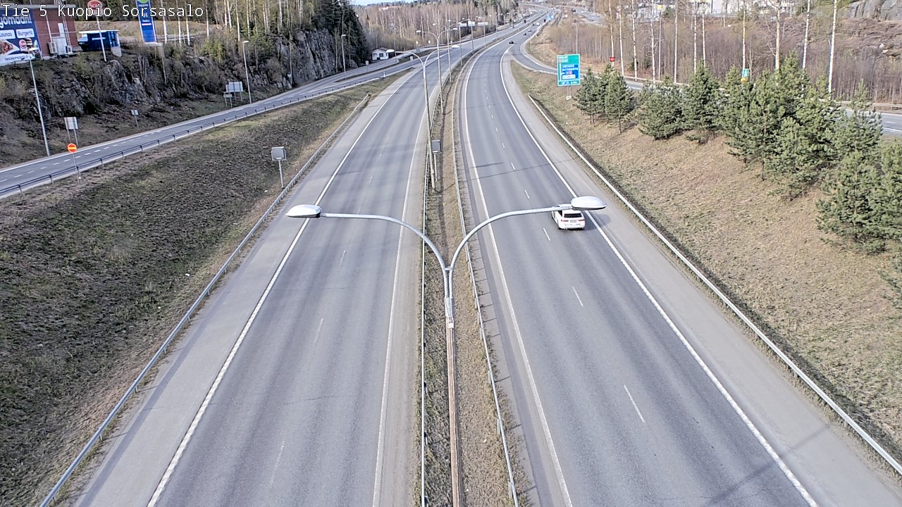 Kelikamerat Kuva Tie 5 Kuopio, Sorsasalo, Kuopio, Pohjois-Savo