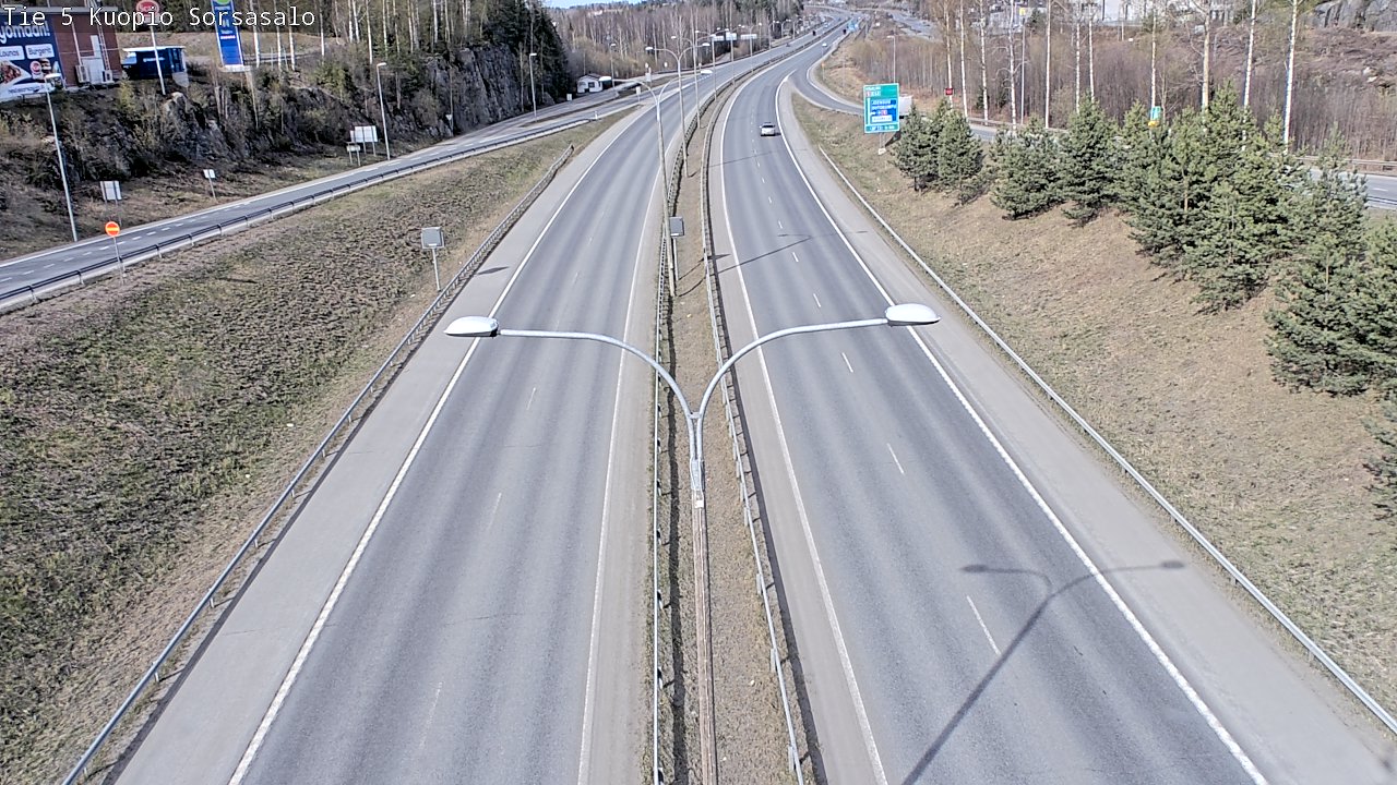 Kelikamerat Kuva Tie 5 Kuopio, Sorsasalo, Kuopio, Pohjois-Savo