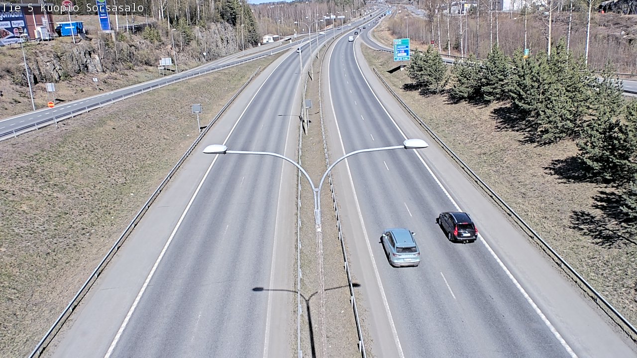 Kelikamerat Kuva Tie 5 Kuopio, Sorsasalo, Kuopio, Pohjois-Savo