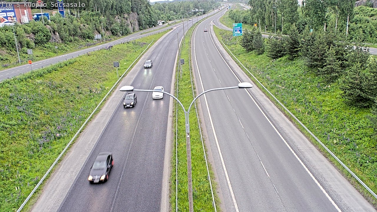 Kelikamerat Kuva Tie 5 Kuopio, Sorsasalo, Kuopio, Pohjois-Savo