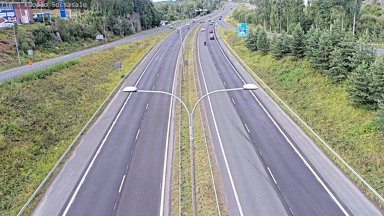 Kelikamerat Kuva Tie 5 Kuopio, Sorsasalo, Kuopio, Pohjois-Savo