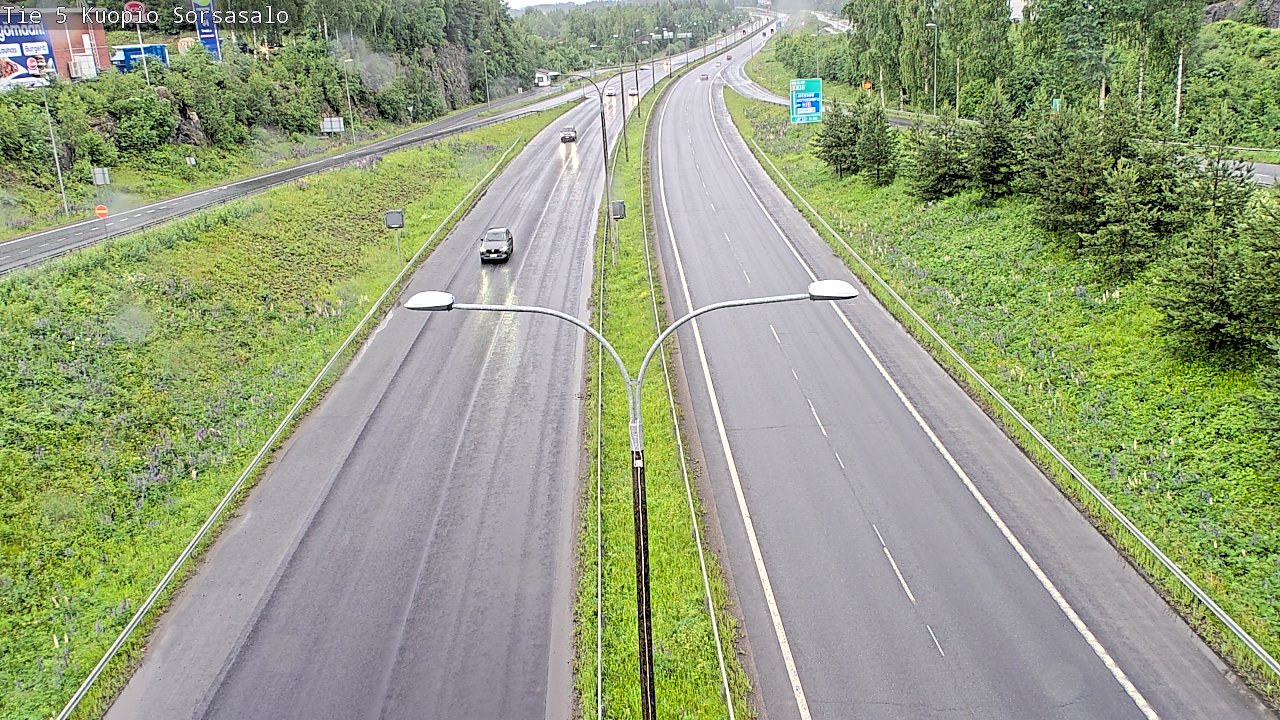 Kelikamerat Kuva Tie 5 Kuopio, Sorsasalo, Kuopio, Pohjois-Savo