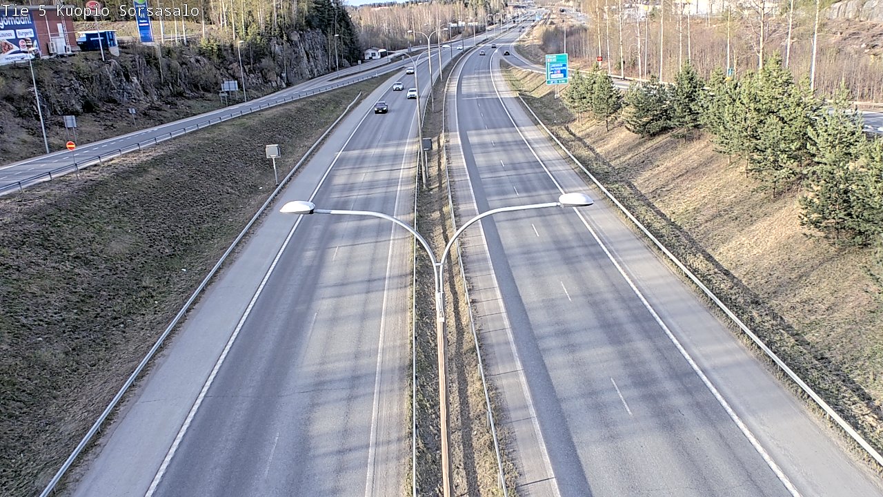 Kelikamerat Kuva Tie 5 Kuopio, Sorsasalo, Kuopio, Pohjois-Savo