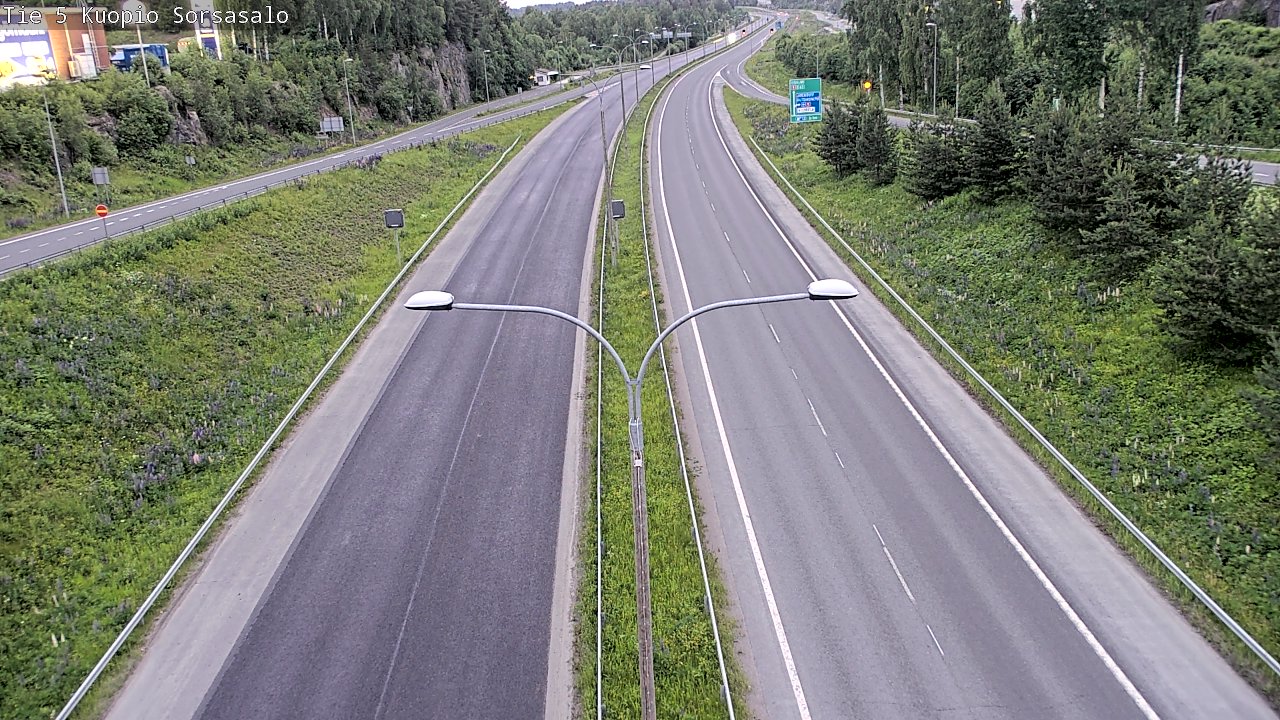 Kelikamerat Kuva Tie 5 Kuopio, Sorsasalo, Kuopio, Pohjois-Savo