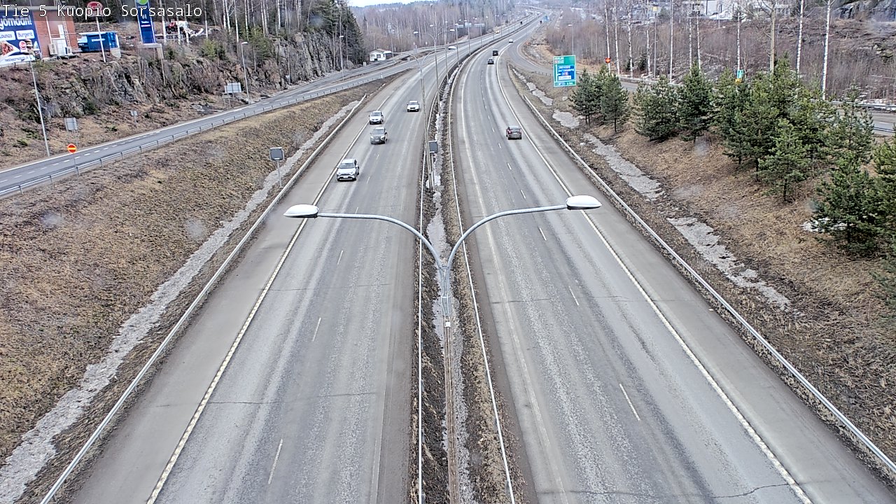 Kelikamerat Kuva Tie 5 Kuopio, Sorsasalo, Kuopio, Pohjois-Savo