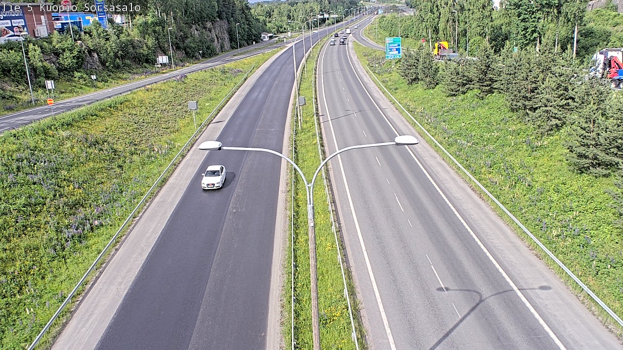 Kelikamerat Kuva Tie 5 Kuopio, Sorsasalo, Kuopio, Pohjois-Savo