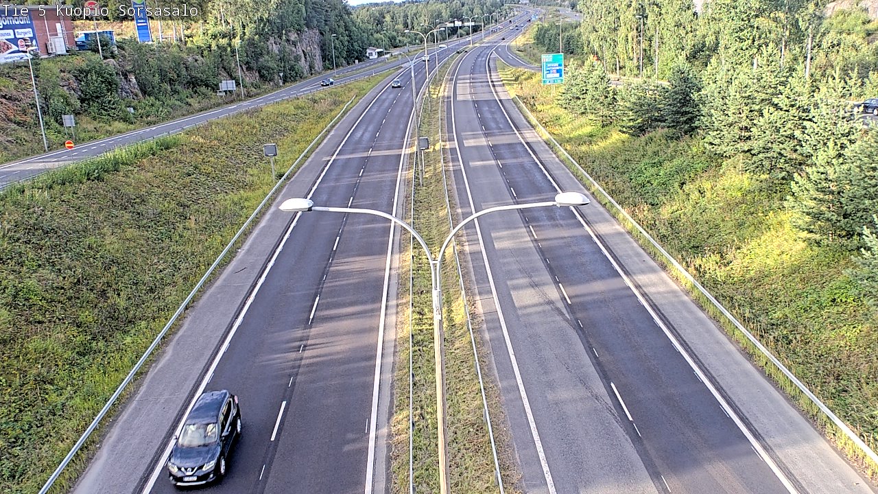 Kelikamerat Kuva Tie 5 Kuopio, Sorsasalo, Kuopio, Pohjois-Savo