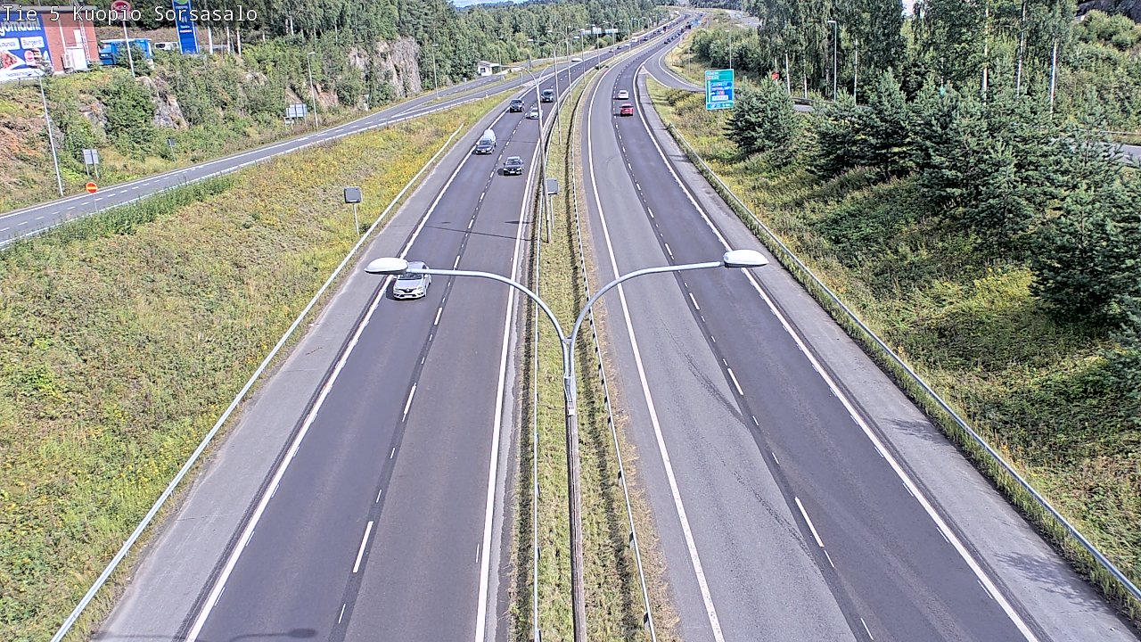 Kelikamerat Kuva Tie 5 Kuopio, Sorsasalo, Kuopio, Pohjois-Savo