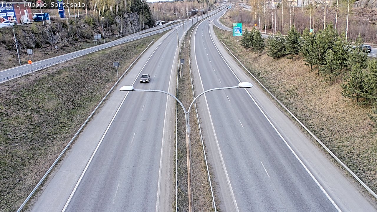 Kelikamerat Kuva Tie 5 Kuopio, Sorsasalo, Kuopio, Pohjois-Savo